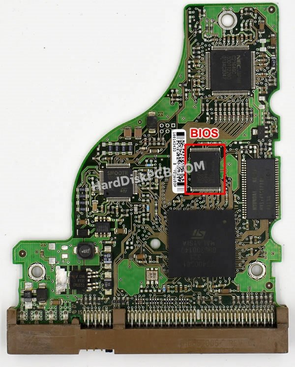 Passaggi per scambiare il chip BIOS su 100139362 scheda elettronica HDD Seagate