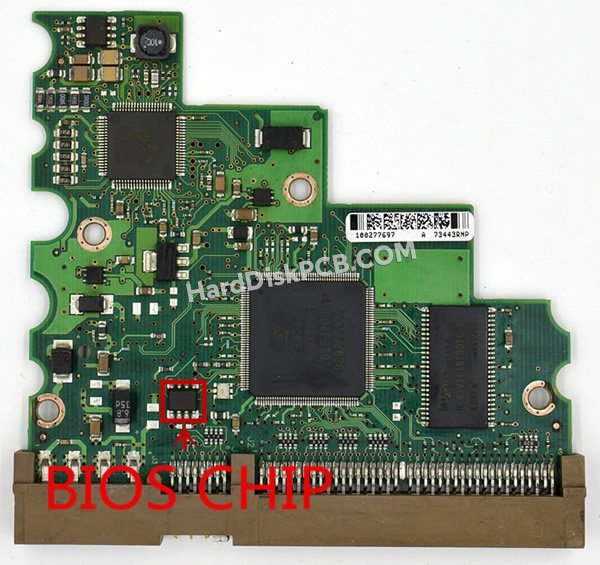 Passaggi per scambiare il chip BIOS su 100274360 scheda elettronica HDD Seagate