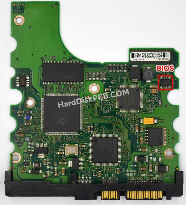 Passaggi per scambiare il chip BIOS su 100276340 scheda elettronica HDD Seagate