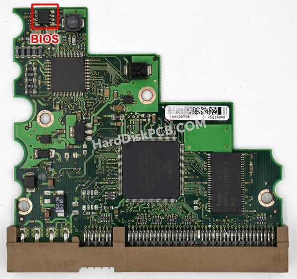 Passaggi per scambiare il chip BIOS su 100306042 scheda elettronica HDD Seagate