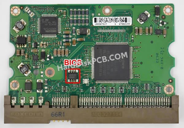 Passaggi per scambiare il chip BIOS su 100335401 scheda elettronica HDD Seagate