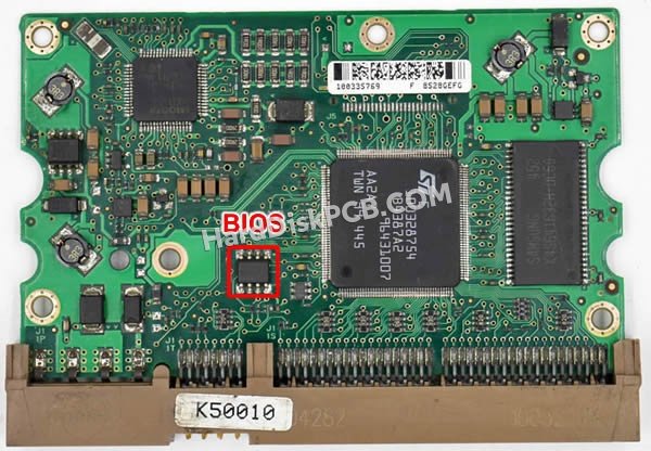 Passaggi per scambiare il chip BIOS su 100335774 scheda elettronica HDD Seagate