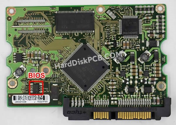 Passaggi per scambiare il chip BIOS su 100337233 scheda elettronica HDD Seagate
