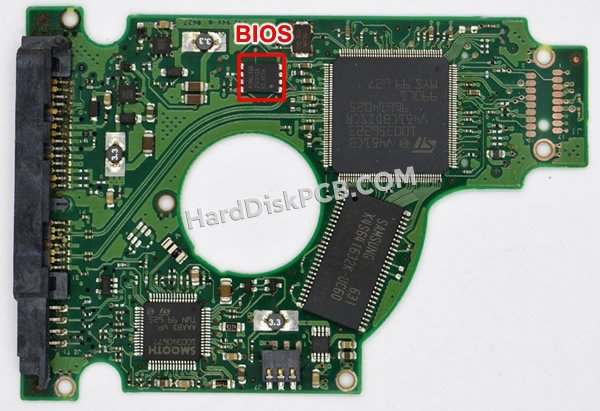 Passaggi per scambiare il chip BIOS su 100349359 scheda elettronica HDD Seagate