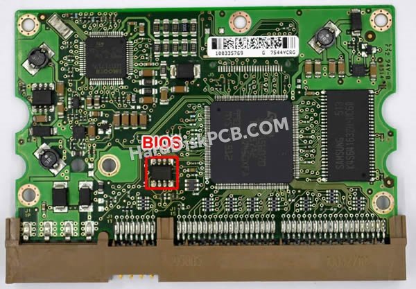 Passaggi per scambiare il chip BIOS su 100354297 scheda elettronica HDD Seagate