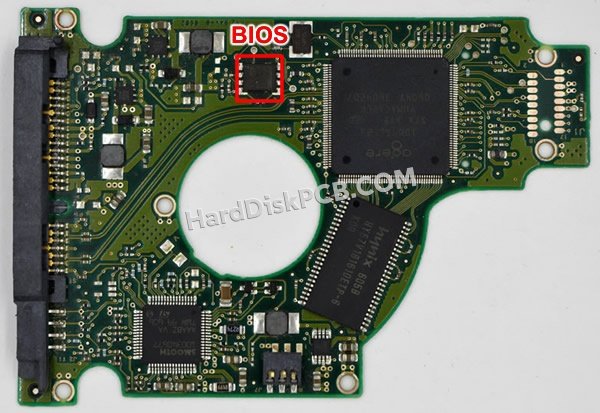 Passaggi per scambiare il chip BIOS su 100356818 scheda elettronica HDD Seagate