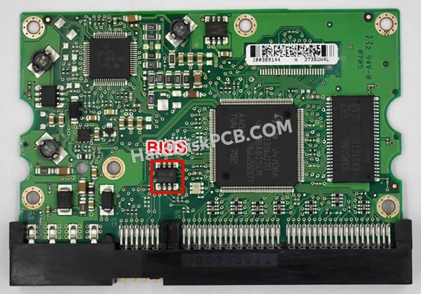 Passaggi per scambiare il chip BIOS su 100389148 scheda elettronica HDD Seagate