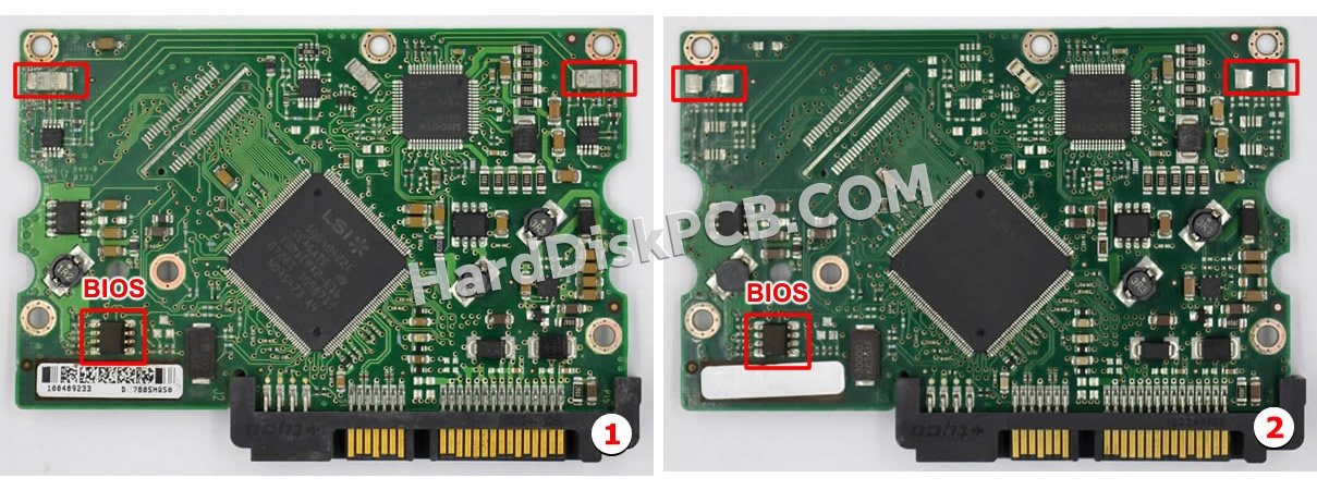 Passaggi per scambiare il chip BIOS su 100406533 scheda elettronica HDD Seagate