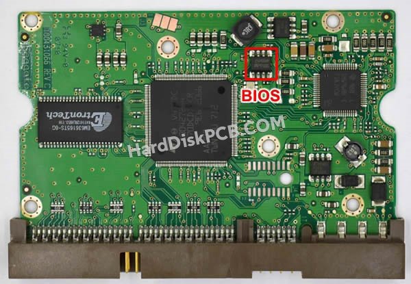 Passaggi per scambiare il chip BIOS su 100431066 scheda elettronica HDD Seagate