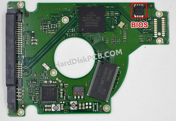 Passaggi per scambiare il chip BIOS su 100507727 scheda elettronica HDD Seagate