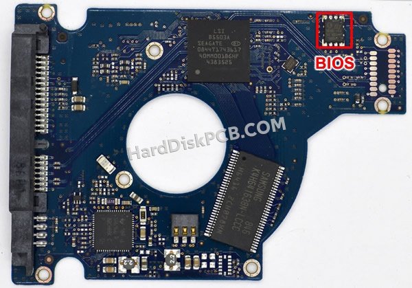 Passaggi per scambiare il chip BIOS su 100513491 scheda elettronica HDD Seagate