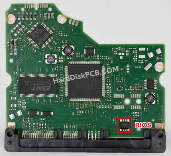 Passaggi per scambiare il chip BIOS su 100535537 scheda elettronica HDD Seagate