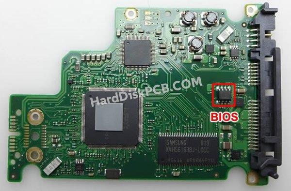Passaggi per scambiare il chip BIOS su 100560486 scheda elettronica HDD Seagate