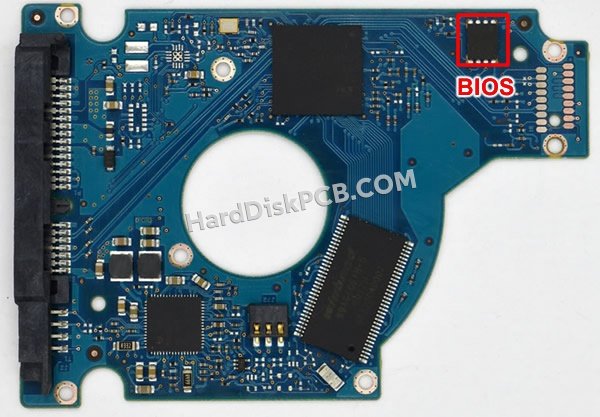 Passaggi per scambiare il chip BIOS su 100564667 scheda elettronica HDD Seagate