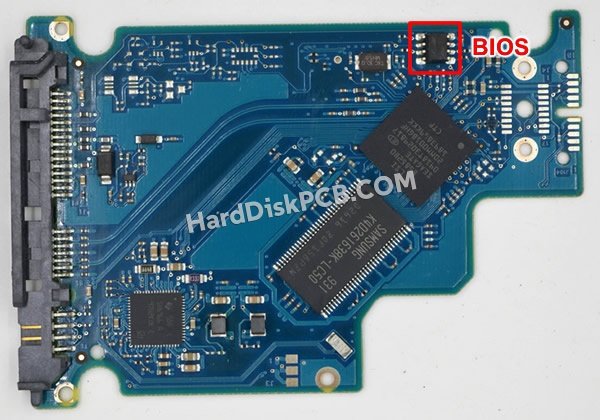 Passaggi per scambiare il chip BIOS su 100570750 scheda elettronica HDD Seagate