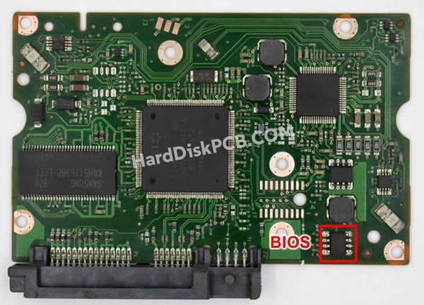 Passaggi per scambiare il chip BIOS su 100579470 scheda elettronica HDD Seagate