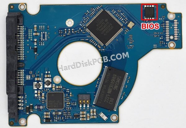 Passaggi per scambiare il chip BIOS su 100599063 scheda elettronica HDD Seagate