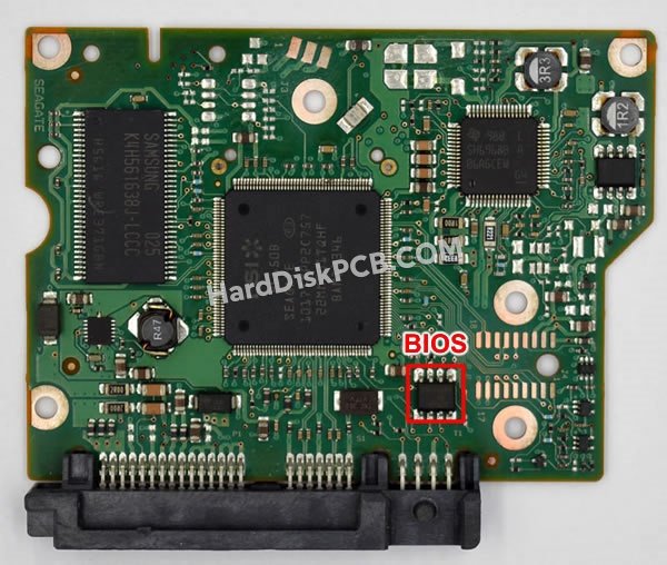 Passaggi per scambiare il chip BIOS su 100603204 scheda elettronica HDD Seagate