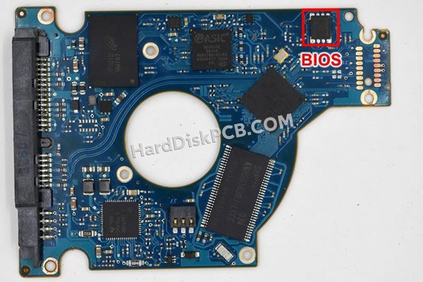 Passaggi per scambiare il chip BIOS su 100612797 scheda elettronica HDD Seagate