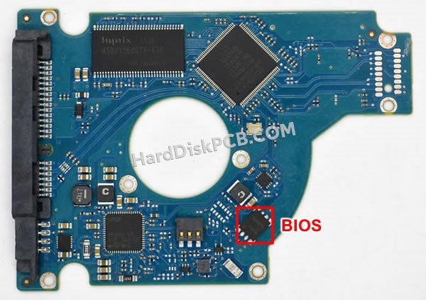 Passaggi per scambiare il chip BIOS su 100619769 scheda elettronica HDD Seagate