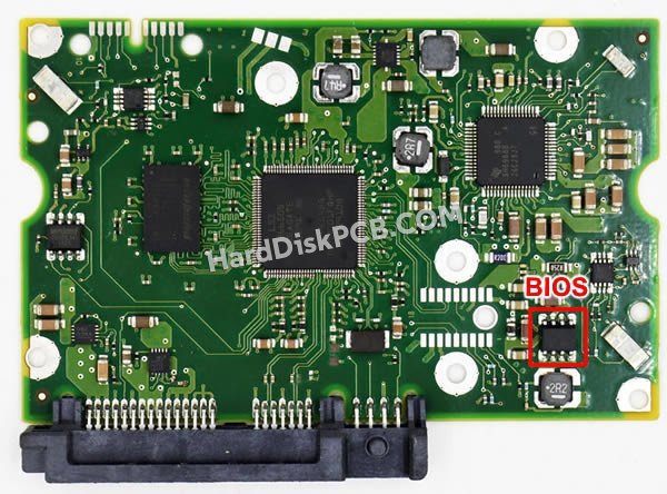 Passaggi per scambiare il chip BIOS su 100643297 scheda elettronica HDD Seagate