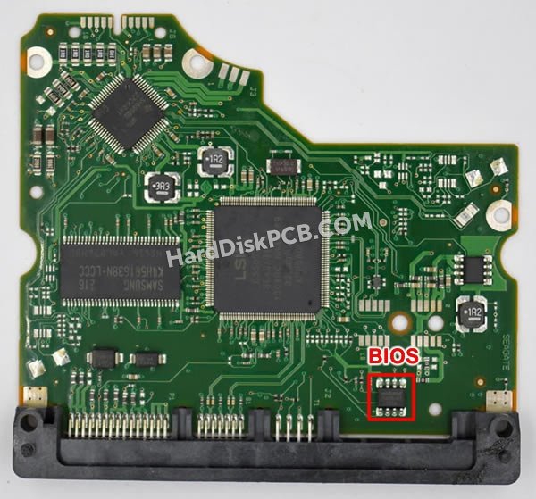 Passaggi per scambiare il chip BIOS su 100650117 scheda elettronica HDD Seagate