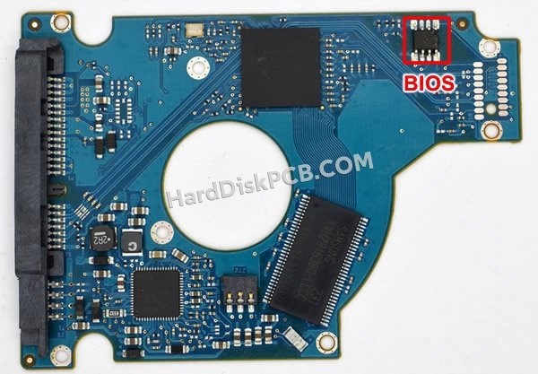 Passaggi per scambiare il chip BIOS su 100654403 scheda elettronica HDD Seagate