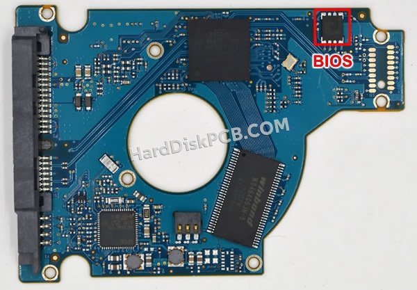 Passaggi per scambiare il chip BIOS su 100656265 scheda elettronica HDD Seagate