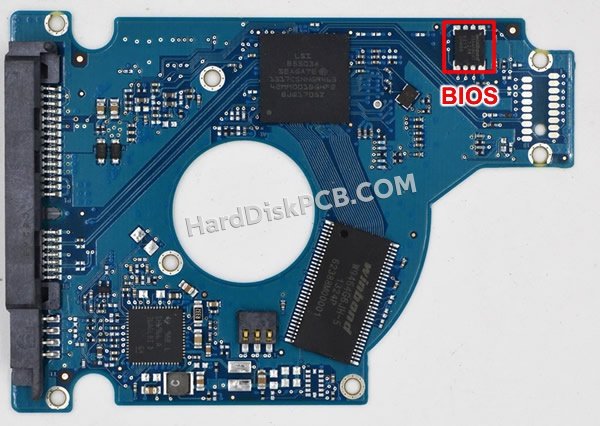 Passaggi per scambiare il chip BIOS su 100660535 scheda elettronica HDD Seagate