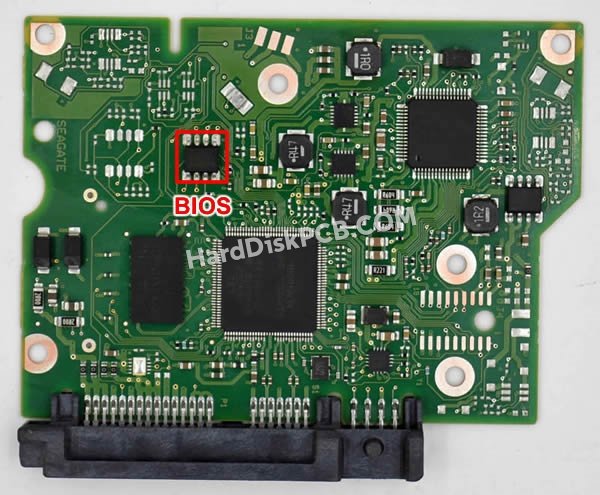 Passaggi per scambiare il chip BIOS su 100664987 scheda elettronica HDD Seagate