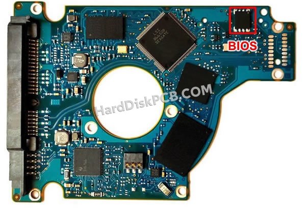 Passaggi per scambiare il chip BIOS su 100685485 scheda elettronica HDD Seagate