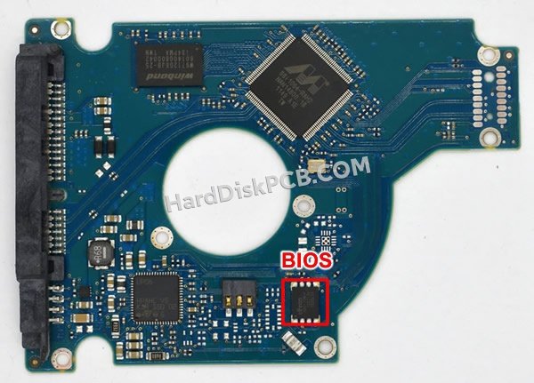 Passaggi per scambiare il chip BIOS su 100696152 scheda elettronica HDD Seagate