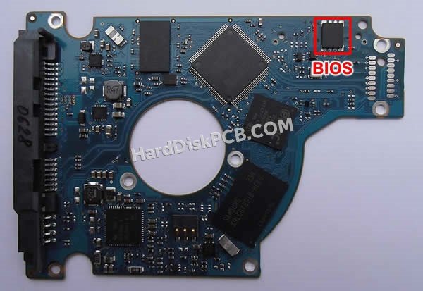 Passaggi per scambiare il chip BIOS su 100705349 scheda elettronica HDD Seagate