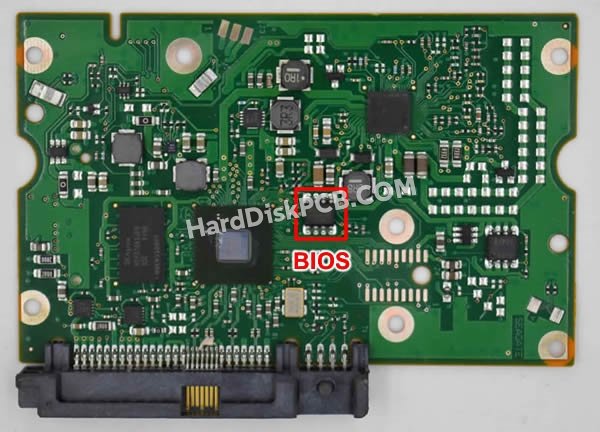 Passaggi per scambiare il chip BIOS su 100707482 scheda elettronica HDD Seagate