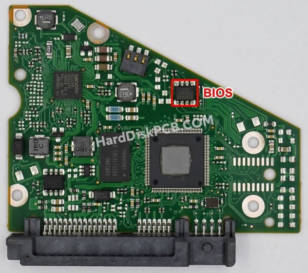 Passaggi per scambiare il chip BIOS su 100710248 scheda elettronica HDD Seagate
