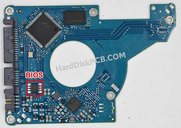 Passaggi per scambiare il chip BIOS su 100726606 scheda elettronica HDD Seagate