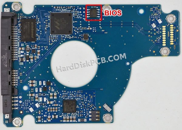 Passaggi per scambiare il chip BIOS su 100731207 scheda elettronica HDD Seagate