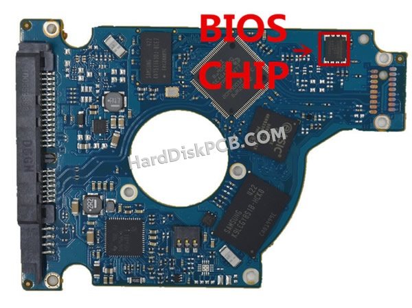 Passaggi per scambiare il chip BIOS su 100731589 scheda elettronica HDD Seagate