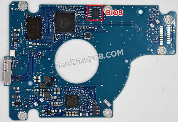 Passaggi per scambiare il chip BIOS su 100732076 scheda elettronica HDD Seagate