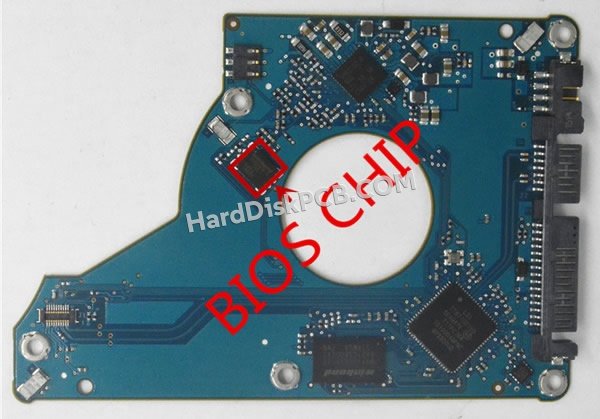 Passaggi per scambiare il chip BIOS su 100754305 scheda elettronica HDD Seagate