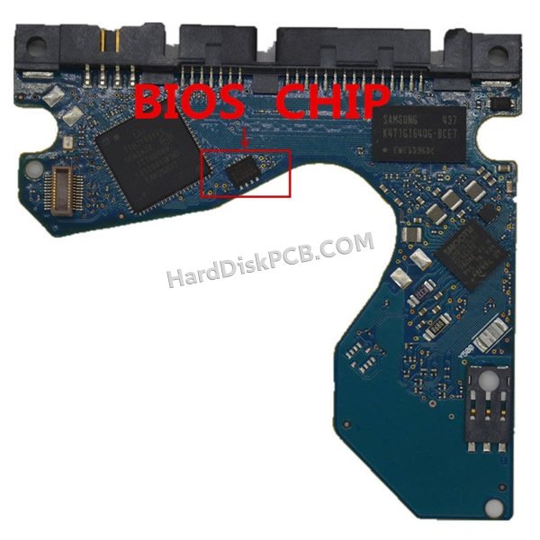 Passaggi per scambiare il chip BIOS su 100760000 scheda elettronica HDD Seagate