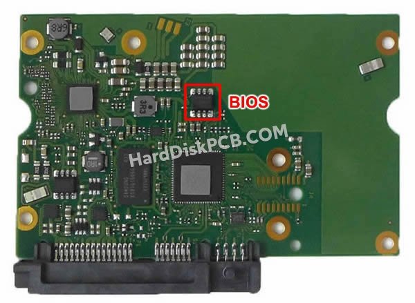 Passaggi per scambiare il chip BIOS su 100761567 scheda elettronica HDD Seagate