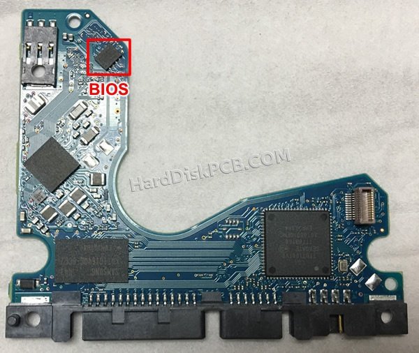 Passaggi per scambiare il chip BIOS su 100764377 scheda elettronica HDD Seagate