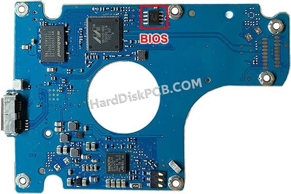 Passaggi per scambiare il chip BIOS su 100765396 scheda elettronica HDD Seagate