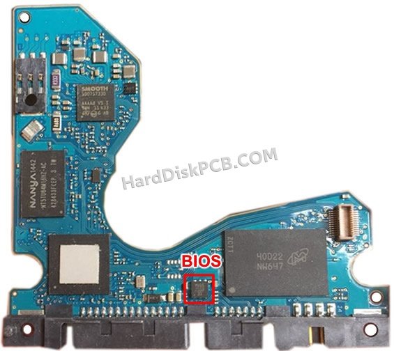 Passaggi per scambiare il chip BIOS su 100765655 scheda elettronica HDD Seagate