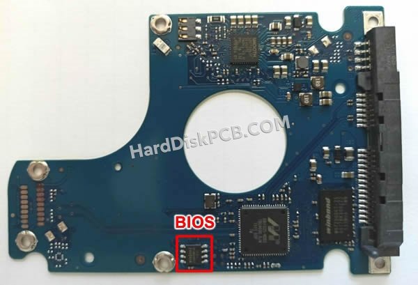 Passaggi per scambiare il chip BIOS su 100767980 scheda elettronica HDD Seagate