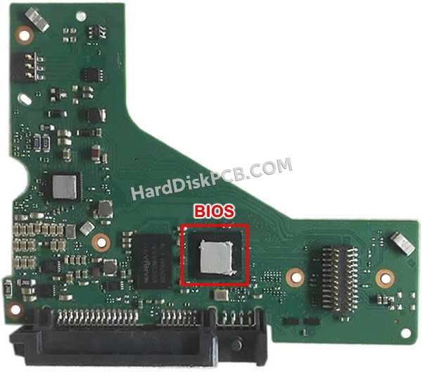 Passaggi per scambiare il chip BIOS su 100784953 scheda elettronica HDD Seagate