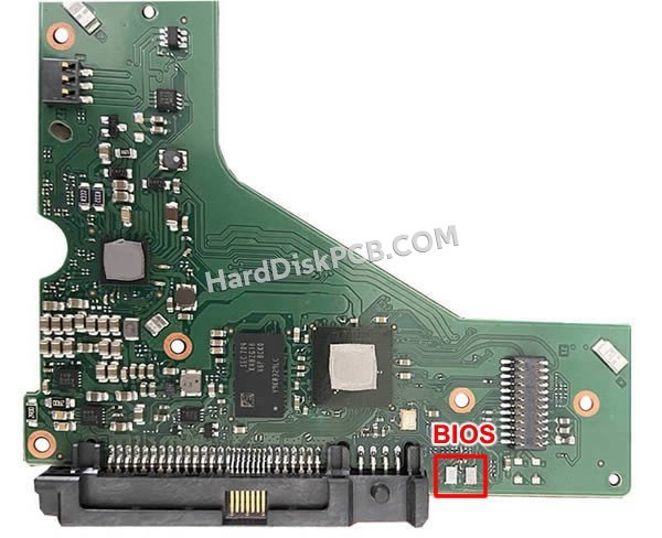 Passaggi per scambiare il chip BIOS su 100794849 scheda elettronica HDD Seagate