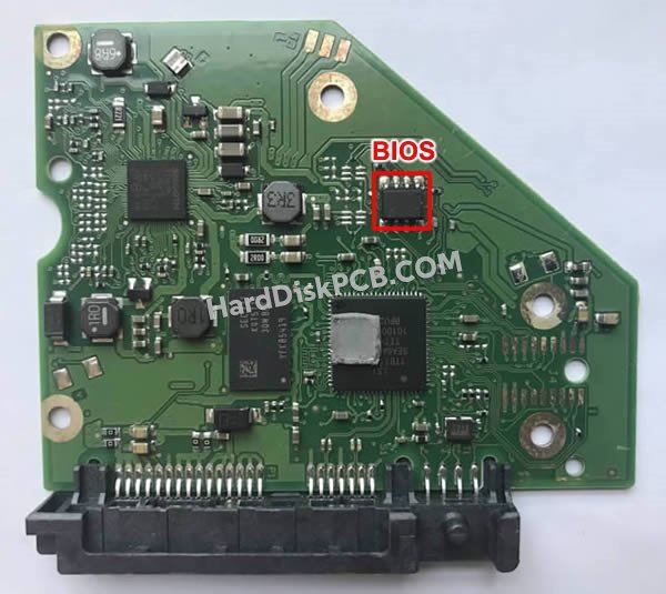 Passaggi per scambiare il chip BIOS su 100797092 scheda elettronica HDD Seagate
