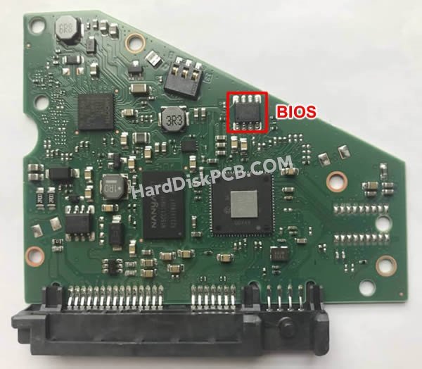 Passaggi per scambiare il chip BIOS su 100815595 scheda elettronica HDD Seagate